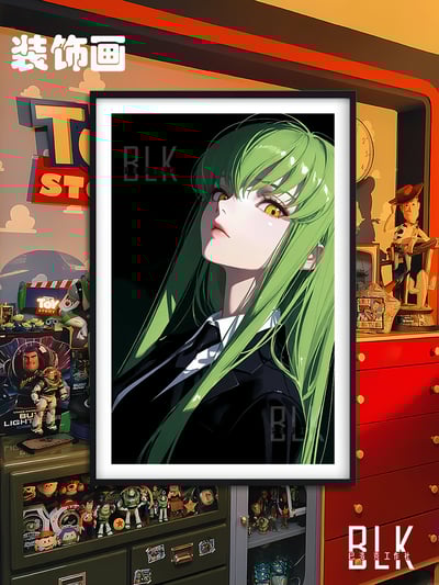 【週邊】巴洛克－反叛的魯路修 西裝CC 裝飾畫 & 冰箱貼1