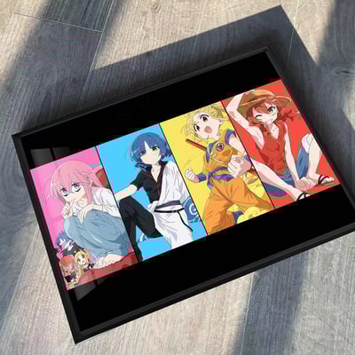 【週邊】千鳥社-孤獨搖滾cosplay後藤山田涼喜多鬱代虹夏裝飾畫3