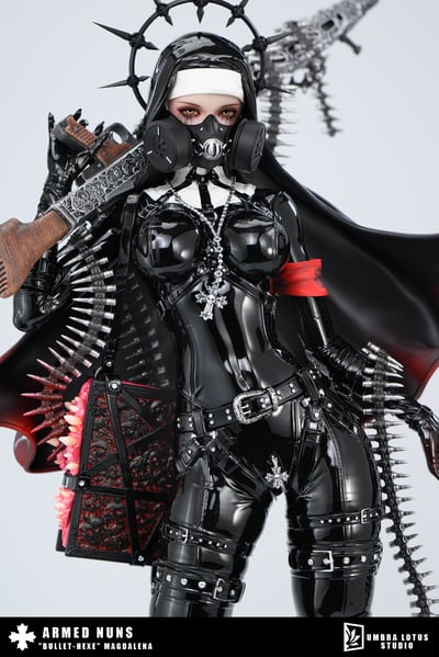【原創授權】黑蓮工作室－武裝修女系列 第一彈 槍彈魔女 瑪格妲10