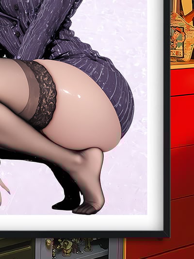 【週邊】巴洛克－美麗新世界 紫色金美庭 裝飾畫&冰箱貼3