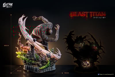 【進擊的巨人】FANTASY工作室-巨人臻藏雕像系列 獸巨9