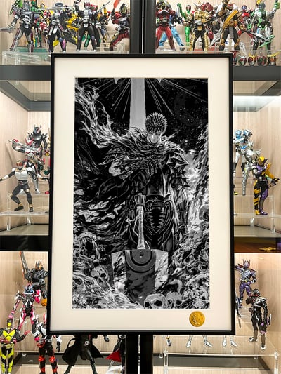 【週邊】星空工作室－烙印勇士 黑白風格斯 裝飾畫2