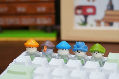 【楓之谷】YMG-冒險島 迷你蘑菇家族鍵帽套裝（海外現貨）3