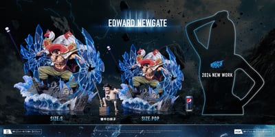 【海賊王】即刻-Studio-白鬍子輕雕像系列 第一彈 愛德華紐蓋特5