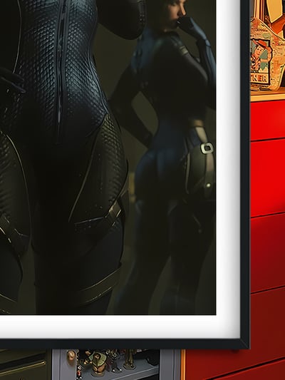 【週邊】巴洛克－生化危機 吉兒 裝飾畫3