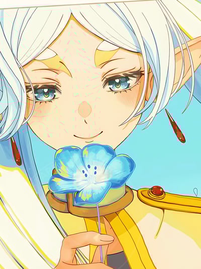 【週邊】星空工作室－葬送的芙莉蓮 花之芙莉蓮 裝飾畫3