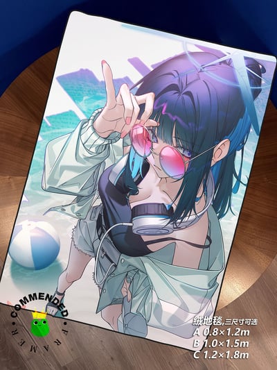 【週邊】皇呱－蔚藍檔案 酷颯紗織隊長 裝飾畫5