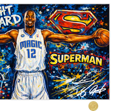 【週邊】H2工作室－NBA 魔獸霍華德 奧蘭多魔術 裝飾畫4