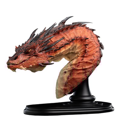 【正版授權】WETA Workshop－霍比特人 Smaug 史矛革 半身像 原色版 87-02-014522