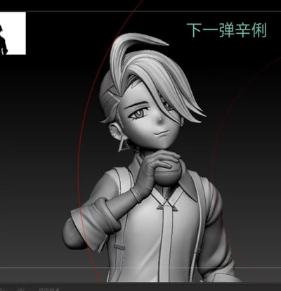 【寶可夢】AD工作室-寶可夢朱紫四天王共鳴人物系列 01 波琵+小鍛匠5