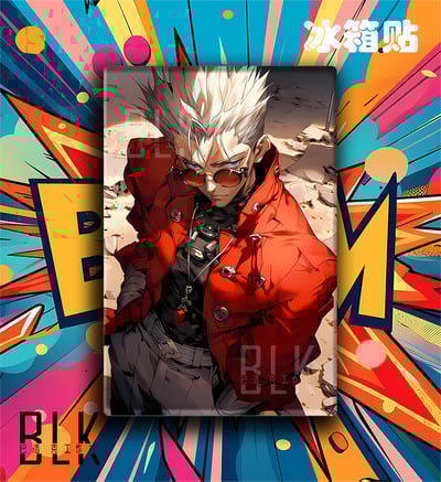 【週邊】巴洛克－槍神 人間颱風 裝飾畫5