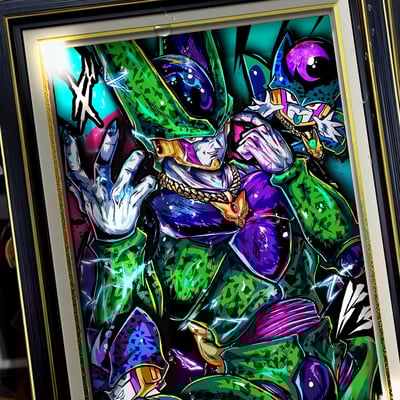 【週邊】阿喵畫社-七龍珠沙魯立體畫2