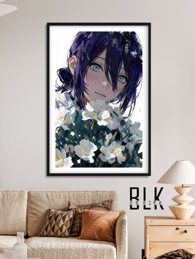 【週邊】巴洛克－鏈鋸人 油畫風蕾塞 裝飾畫&冰箱貼4