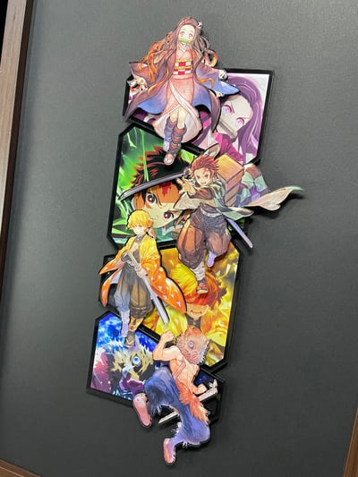 【週邊】萌萌匠-鬼滅之刃 四人組冰箱貼3