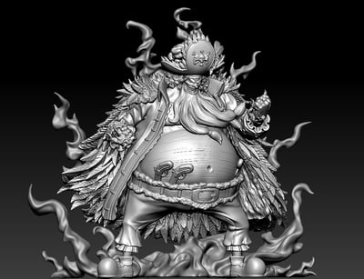 【海賊王】大熊社－黑鬍子海賊團 最後一彈 黑鬍子蒂奇1