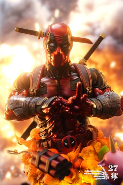 【漫威】27獄-半身像系列 死侍小賤賤1