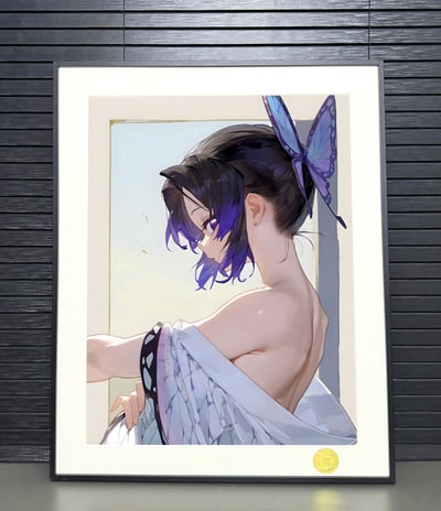 【週邊】H2工作室－鬼滅之刃 蝴蝶忍 裝飾畫2