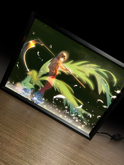 【週邊】萌萌匠-殺戮天使藍牙音箱導光畫6