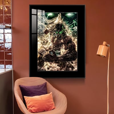 【週邊】橘子工作室－進擊的巨人 艾倫 狂暴巨人形態 裝飾畫3