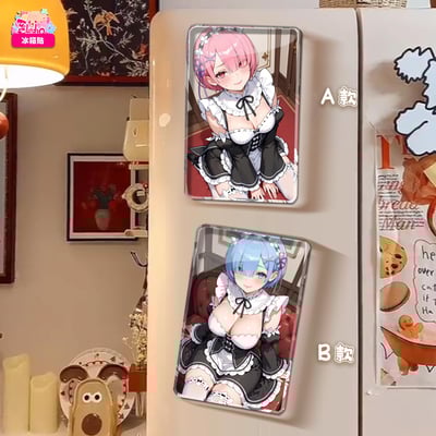 【週邊】阿喵畫社－女僕 蕾姆&拉姆 雙聯5