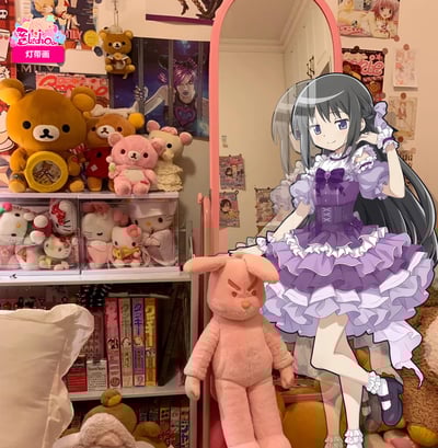 【週邊】阿喵畫社－魔法少女小圓 曉美焰 燈帶畫5