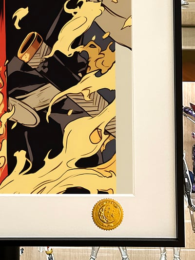 【週邊】星空工作室-國風炎柱 鬼滅之刃無限城篇煉獄杏壽郎九柱猗窩座裝飾畫4