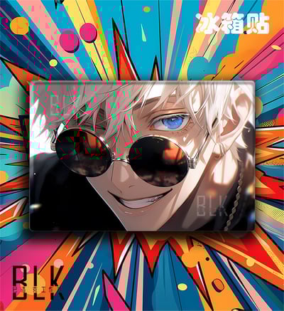 【週邊】巴洛克－咒術迴戰 微笑五條悟 裝飾畫&冰箱貼5