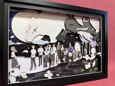 【週邊】凹凸Panda工作室-夏目友人帳3D手工紙藝立體畫6