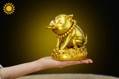 【火影忍者】太陽模玩-火影綱手豚豚豬 招財小豬3