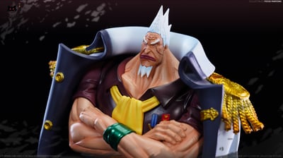 【海賊王】Black studio 小黑工作室－海軍系列 鋼骨空 茶豚2.04