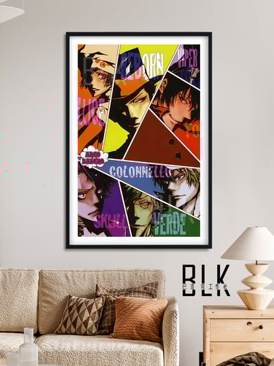 【週邊】巴洛克－家庭教師 彩虹七子 裝飾畫 & 冰箱貼5