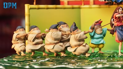 【宮崎駿】OPM-Studio-桌面場景系列 010 千與千尋 河神6