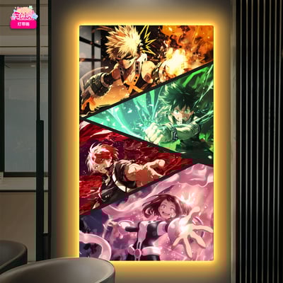 【週邊】阿喵畫社-英雄學院超長燈帶畫6