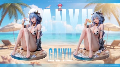 【原神】粉蘑菇工作室－甘雨・椰奶海風1