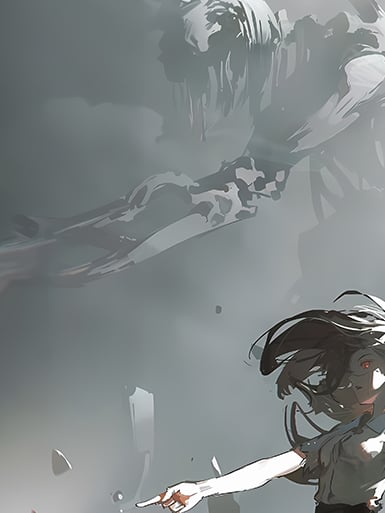 【週邊】巴洛克－鏈鋸人 三鷹朝 裝飾畫&冰箱貼2