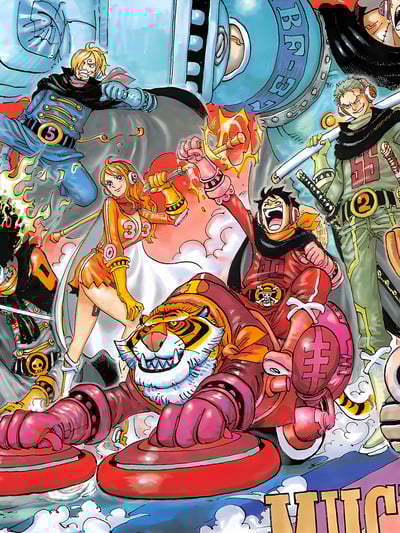 【週邊】星空工作室－海賊王 草帽傑爾馬軍團 裝飾畫3