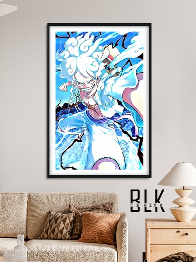 【週邊】巴洛克－海賊王 尼卡路飛 裝飾畫&冰箱貼4