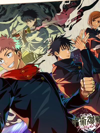 【週邊】星空工作室－咒術迴戰 咒術全員 裝飾畫3