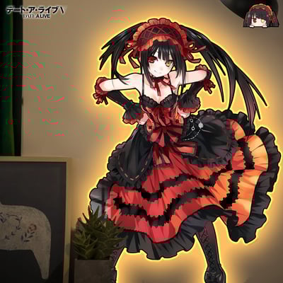 【週邊】阿喵畫社-時崎狂三燈帶畫7