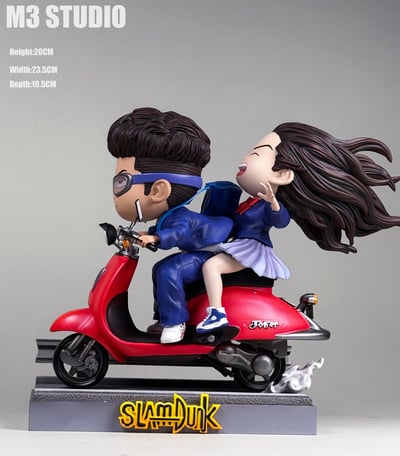 【灌籃高手】M3工作室-Q版 宮城 彩子 騎行 電動車4