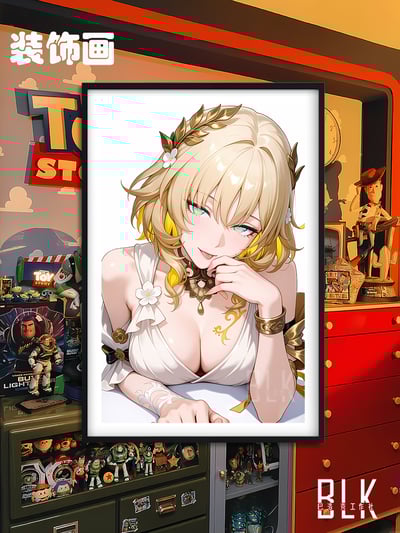 【週邊】巴洛克－崩壞 星穹鐵道 俏皮阿格萊雅 裝飾畫 & 冰箱貼1