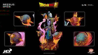 【正版授權】HEX Collectibles-七龍珠超 比魯斯&維斯1