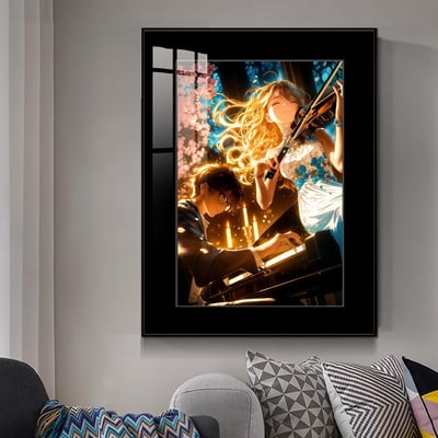 【週邊】橘子工作室－四月是你的謊言 天作之合 裝飾畫2