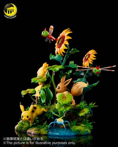 【寶可夢】月影殿-自然系列 伊布 第五彈 伊布皮卡丘場景6