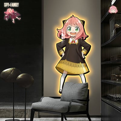 【週邊】阿喵畫社-阿尼亞燈帶畫3