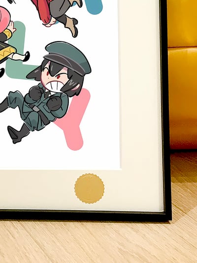 【週邊】星空工作室－SPY×FAMILY Q版過家家 裝飾畫5