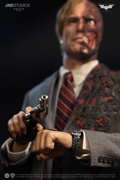 【正版授權】JND STUDIOS-蝙蝠俠黑闇騎士 雙面人 哈維丹特9