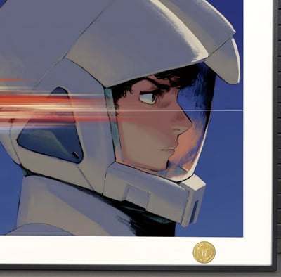 【週邊】H2工作室－機動戰士鋼彈 阿姆羅＆夏亞 裝飾畫4