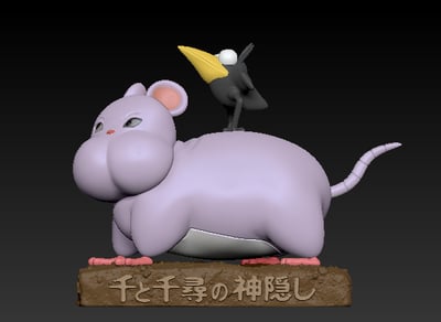 【宮崎駿】wawa工作室-宮崎駿桌面小擺飾 睡眠坊寶寶 傲嬌坊寶寶10