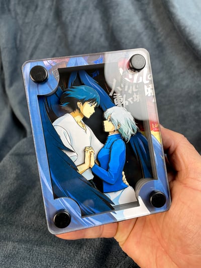 【週邊】萌萌匠-哈爾的移動城堡哈爾蘇菲立體壓克力磚擺台4